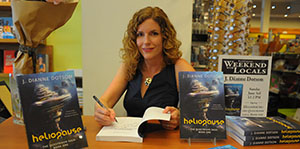 Book signing by an author
